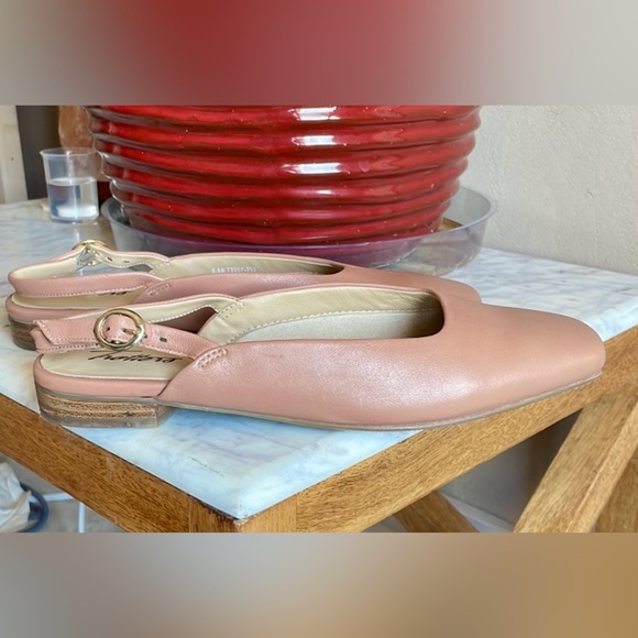 Trotters Holly Ballet Flats Slingback | Blush Leather | Size 8.5N (Narrow) - Picture 10 of 13